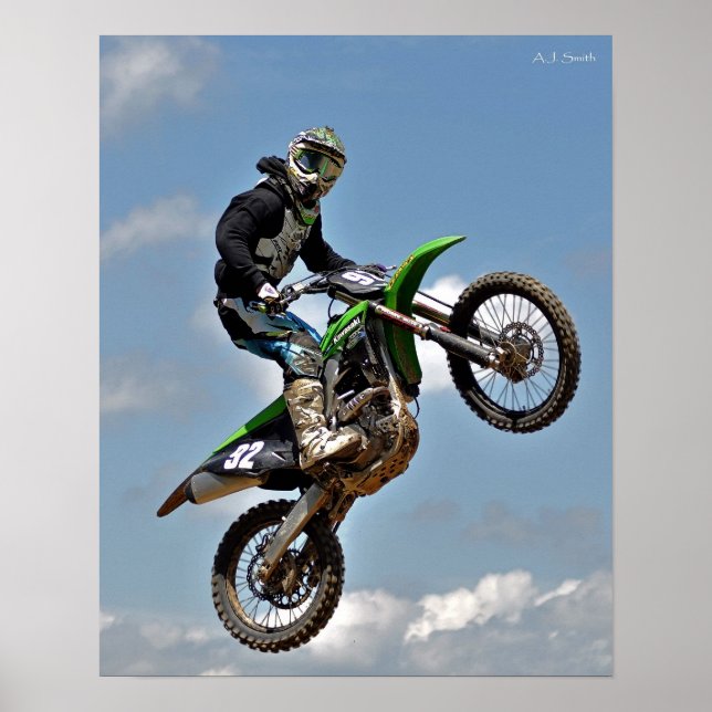 Motocross Bike Motorcycle Race Poster  Corrida de motocross, Motocicleta  de corrida, Bicicleta de corrida