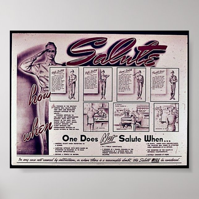 Póster Salute (Frente)