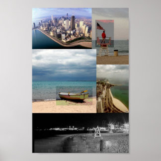 Poster salva-vidas de carvalho