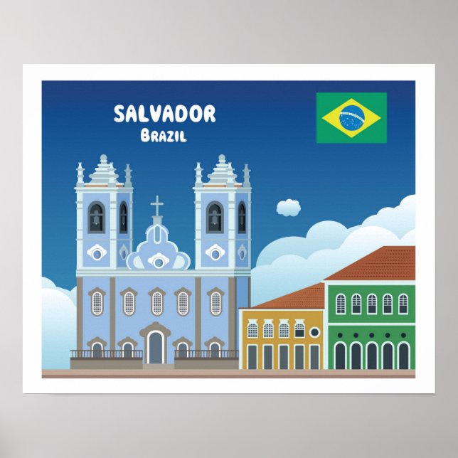 Poster Salvador Brasil (Frente)