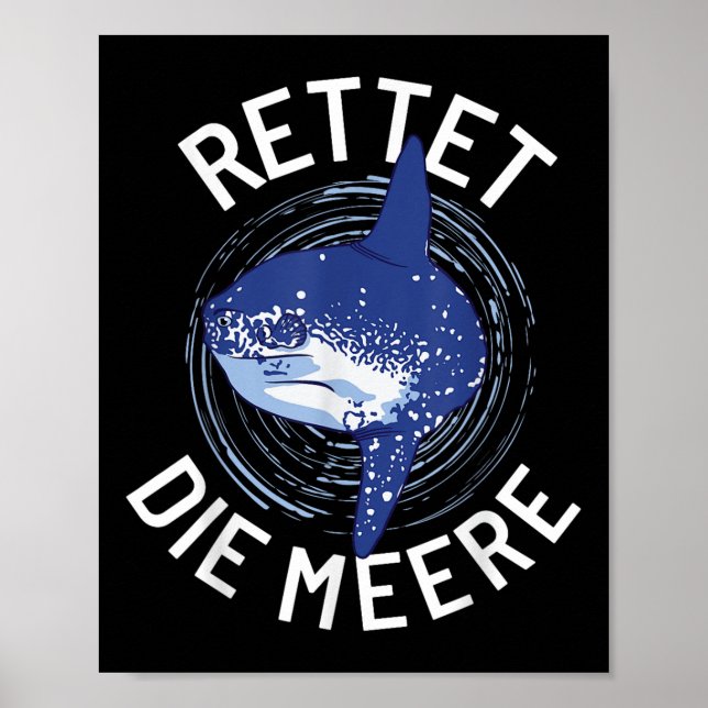 Poster Salvamento Da Proteção Ambiental Dos Mares (Frente)
