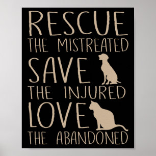 Poster Salvamento Salva Amor - Cão Cachorro Cachorro Salv