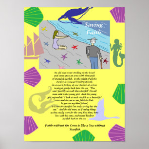 Poster Salvando a fé