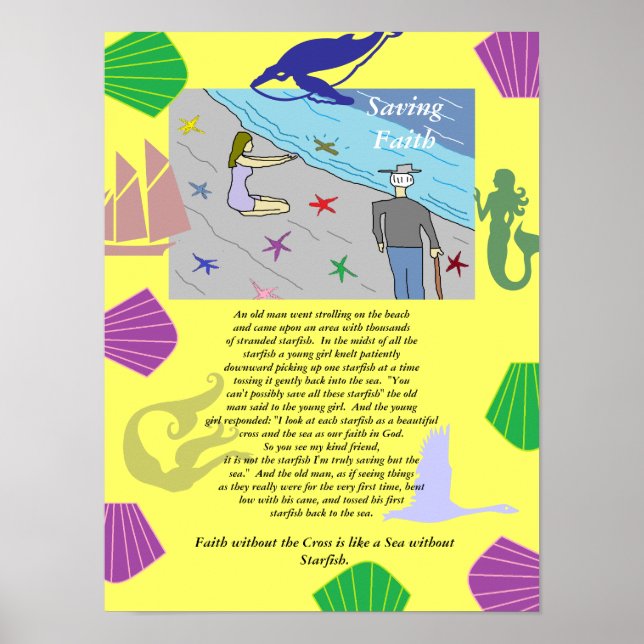 Poster Salvando a fé (Frente)