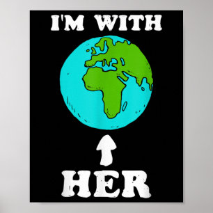 Poster Salvar a Terra Alterações Climáticas Reciclagem Am