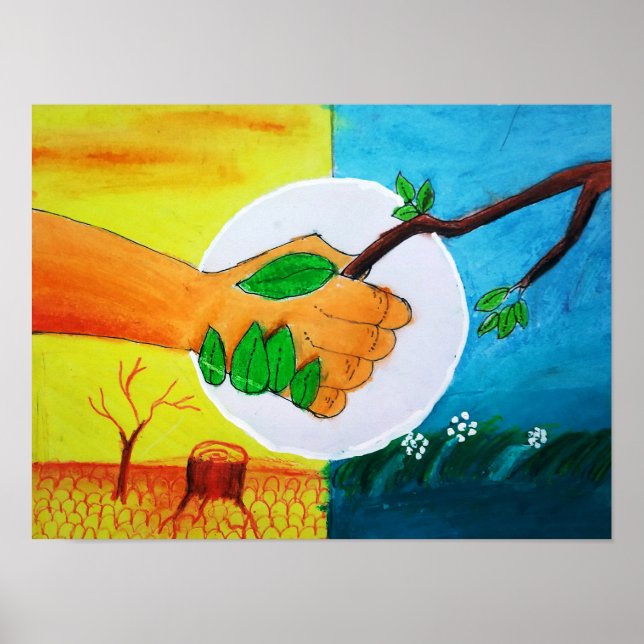 POSTER SALVAR ÁRVORE (Frente)