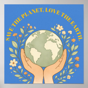 Poster Salvar o Planeta Amar a Terra Cartaz 2026