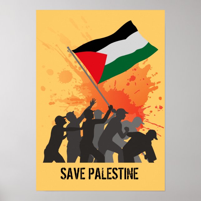 Poster Salvar Palestina (Frente)