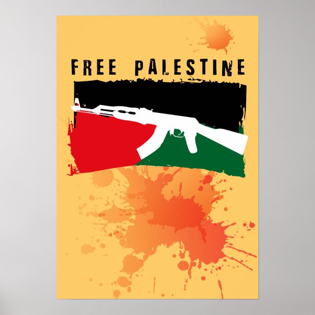 Póster Salvar Palestina (Frente)