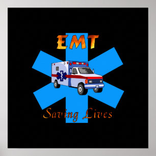 Póster Salvares vidas de EMT