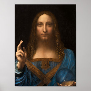 Poster Salvator Mundi por Leonardo da Vinci