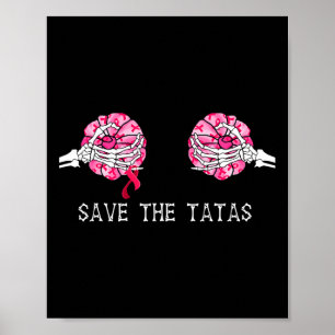 Poster Salve a conscientização do Cancer de Mama de Bomba