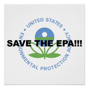 Póster Salve a EPA! Resistam Trump! Protesto!