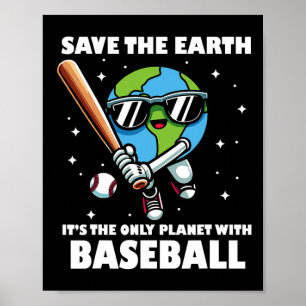 Poster Salve a Terra Venda Design Engraçado Dia da Terra