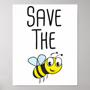 Poster Salve As Abelhas - Beeke De Proteção Ambiental