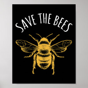 Poster Salve As Abelhas Dia Da Terra Salve Nosso Ambiente