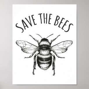 Poster Salve As Abelhas Dia Da Terra Salve Nosso Ambiente
