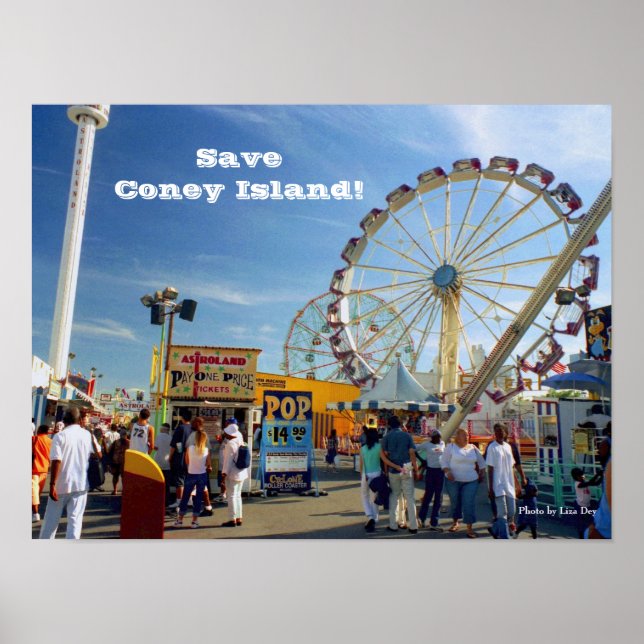 Poster Salve Coney Island! Cartaz (Frente)