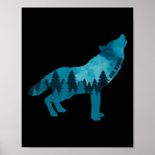 Poster Salve nossa floresta Proteção ambiental Howo Wo