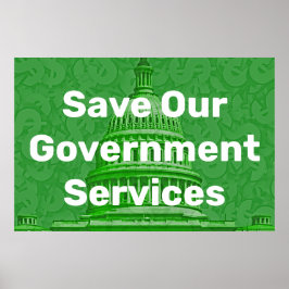 Poster Salve Nossos Serviços Governamentais