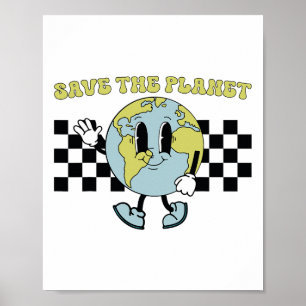 Poster Salve O Ambiente Planeta Do Dia Da Terra