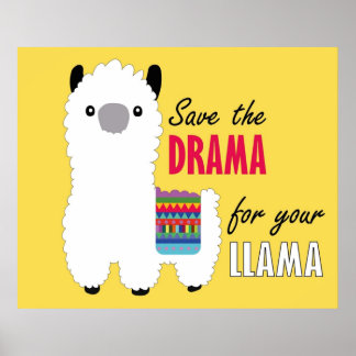 Poster Salve o drama do seu lama
