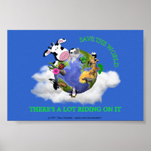 Poster Salve o mundo