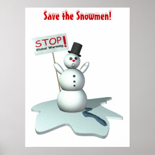 Poster Salve os Snowmen!