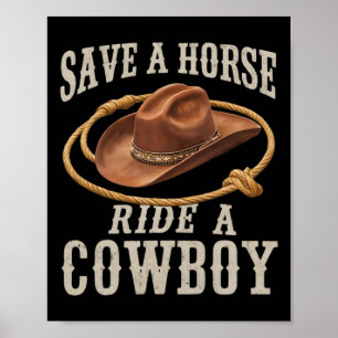 Poster Salve Uma Corrida De Cavalo Uma Coroa Engraçada Ro