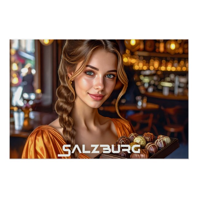 PÓSTER SALZBURG - AMOR DA ÁUSTRIA (Frente)