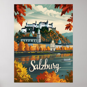 Poster Salzburg Vintage