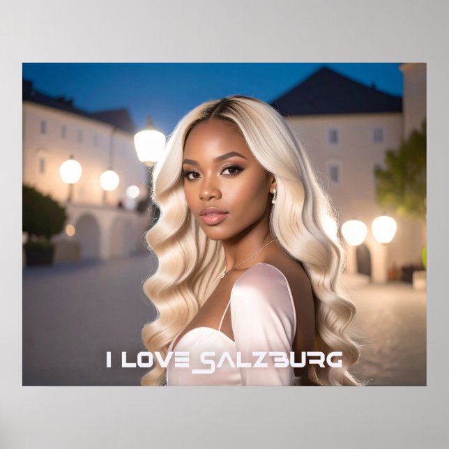 POSTER SALZBURGO - EU AMO SALZBURGO (Frente)