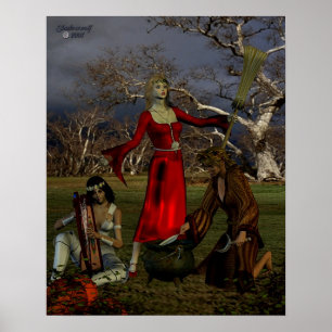 Póster Samhain Sisters