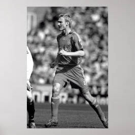 Poster Sami Hyypia Jogando Para Liverpool FC