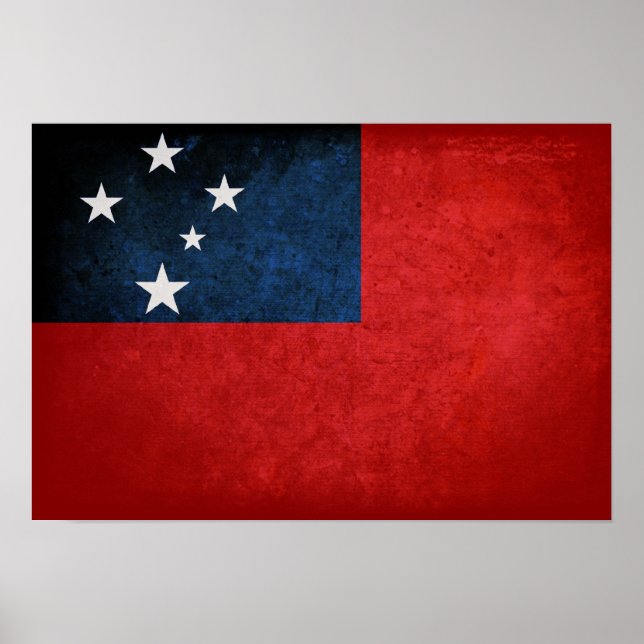 Póster Samoa Flag (Frente)
