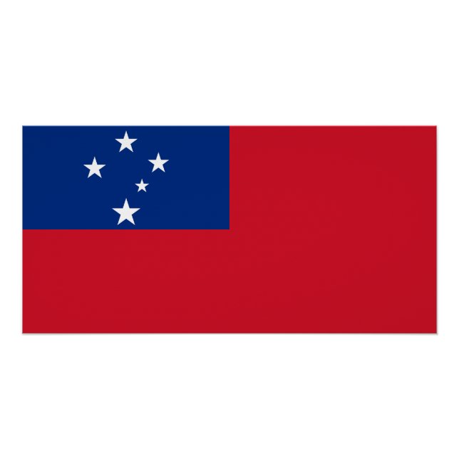 Póster Samoa Flag (Frente)