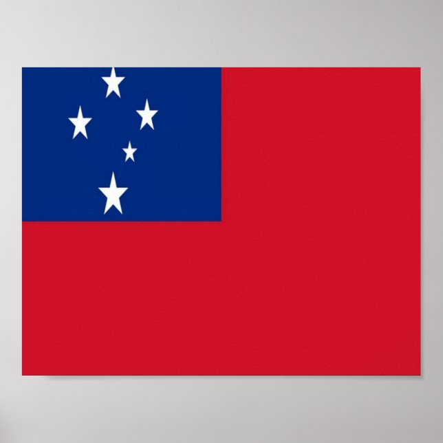 Poster Samoa - Sinalizador - (Frente)