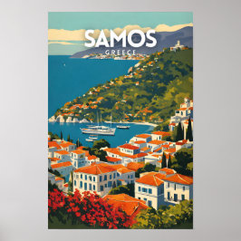 Poster Samos Grécia