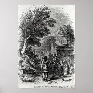 Poster Samoset, o visitante indiano