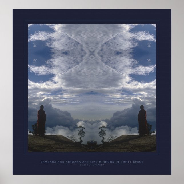 Póster Samsara e Nirvana (Frente)