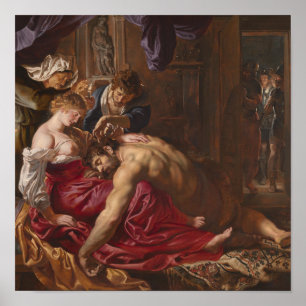 Poster Samson and Delilah by Peter Paul Rubens