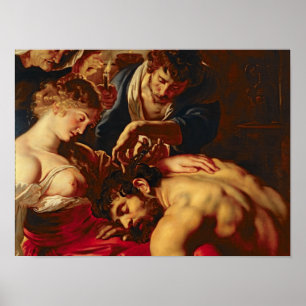 Póster Samson e Delilah, c.1609
