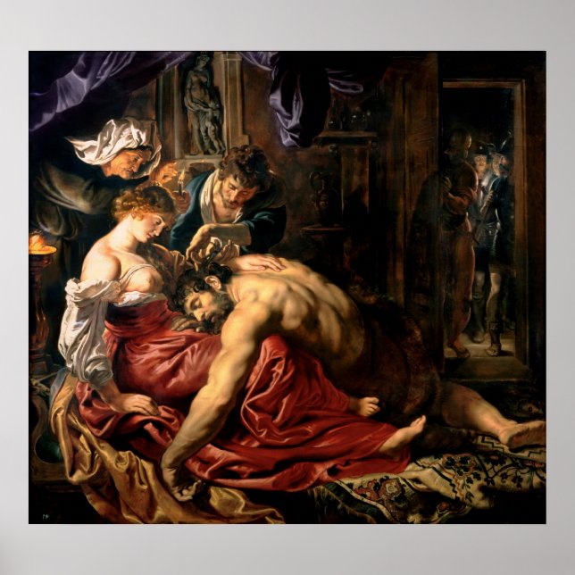 Poster Samson e Delilah, c.1609 (Frente)