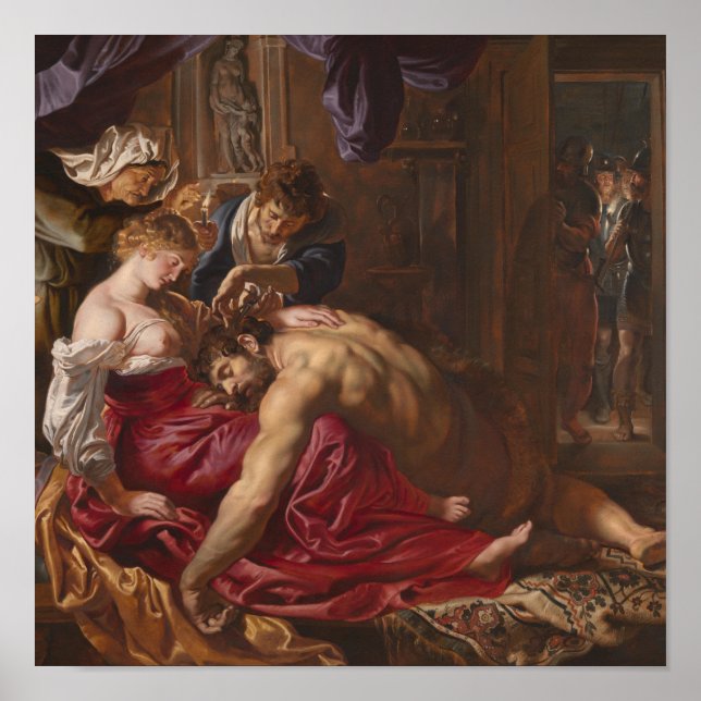 Poster Samson e Delilah por Peter Paul Rubens (Frente)