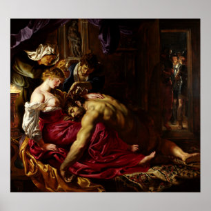 Poster Samson e Delilah por Peter Paul Rubens