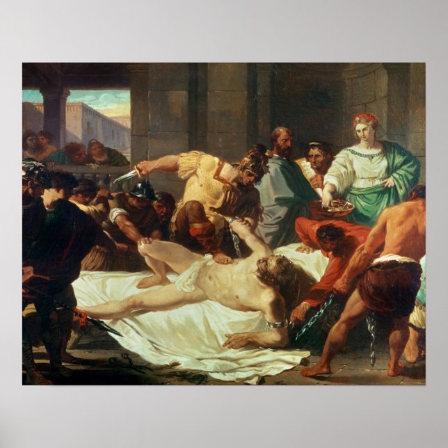 Poster Samson traído por Delilah (óleo na canvas) (Frente)