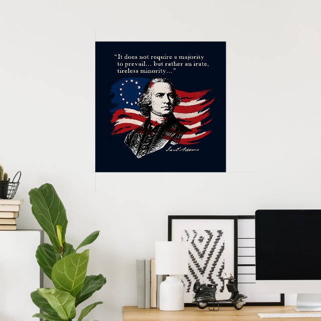 Poster Samuel Adams (Escritório em casa)