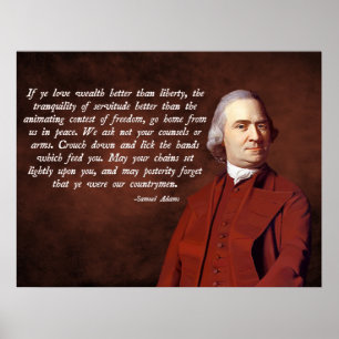 Poster Samuel Adams Liberty