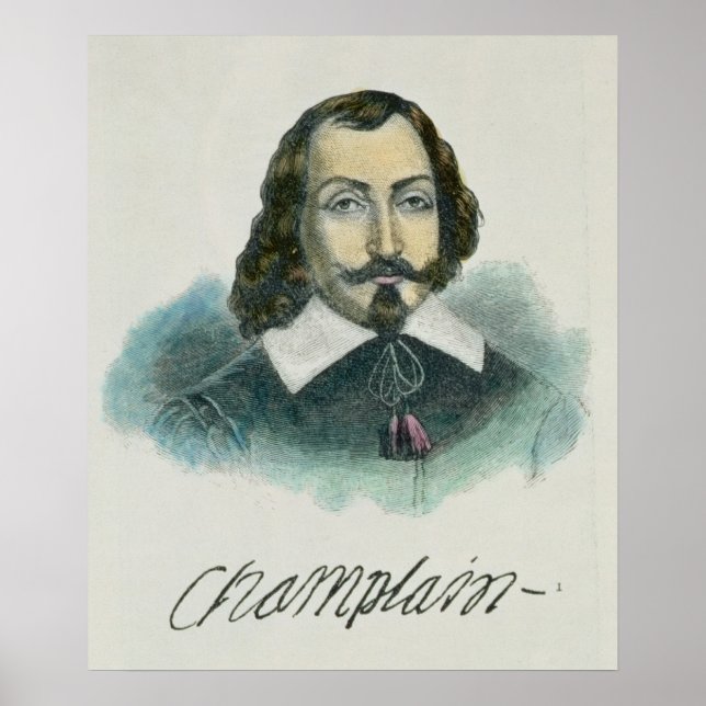 Poster Samuel de Champlain (Frente)
