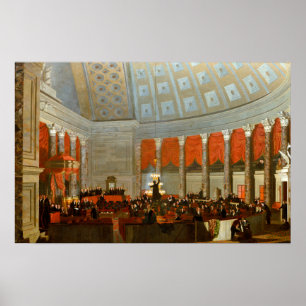 Poster Samuel Morse a casa de representantes